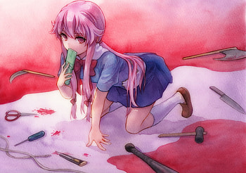 Yuno Gasai, nikki, mirai, yuno, anime HD wallpaper
