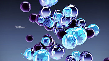 Violet Dreams, abstract, 3d HD wallpaper