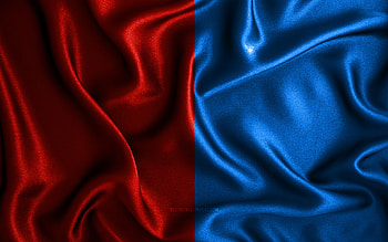 Catania flag, , silk wavy flags, italian cities, Flag of Catania, fabric flags, Day of Catania, 3D art, Catania, Europe, cities of Italy, Catania 3D flag, Italy HD wallpaper