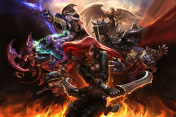 Kayle, Ashe, Mordekaiser, Warwick, League of Legends , Gaming HD wallpaper