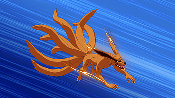 Kyuubi Nine Tails, Anime creature, Mythical spirit, Fantasy HD wallpaper