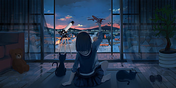 Aesthetic Anime, Black Anime Aesthetic PC HD wallpaper