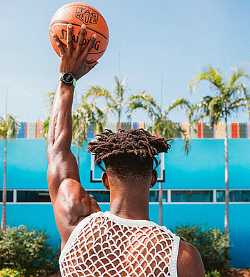 Tag Heuer ambassador, Jimmy Butler HD phone wallpaper