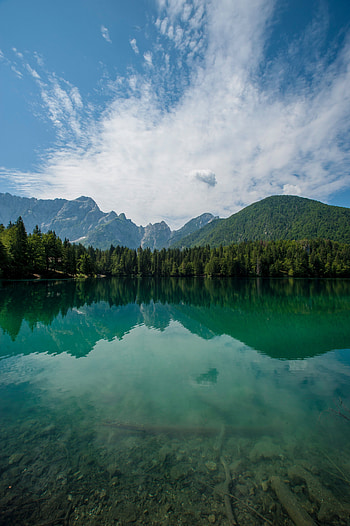 Landscape, Nature, Mountains, Lake, Forest HD phone wallpaper