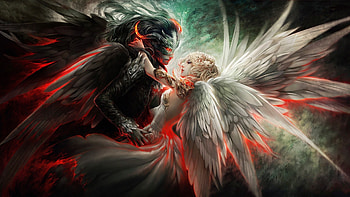 angels and demons HD wallpaper