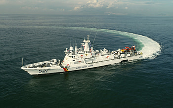 Korea Coast Guard, KCG, patrol ship, Tae Geuk-class patrol vessels, warships, South Korea HD wallpaper