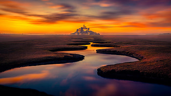 Mont Saint Michel, World heritage site, Cultural significance, Captivating charm HD wallpaper