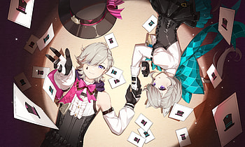 Genshin Impact : Enigmatic Lynette & Lyney Ultra Showcase, Genshin Impact, Lynette (Genshin Impact), Lyney (Genshin Impact) HD wallpaper