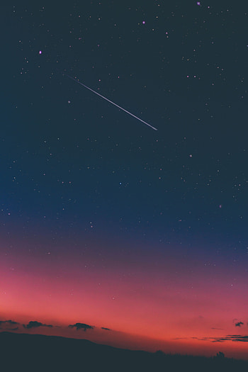 Nature, Sunset, Sky, Mountains, Stars, Fog HD phone wallpaper