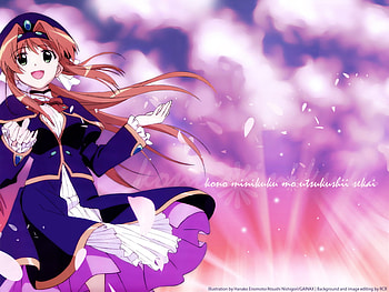 sunshine and the sky, blue, purple, sunshine, girl HD wallpaper