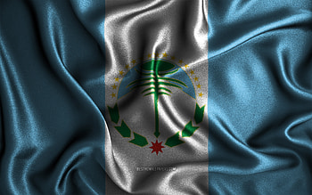 Neuquen flag, , silk wavy flags, Argentine provinces, Day of Neuquen, fabric flags, Flag of Neuquen, 3D art, Neuquen, Provinces of Argentina, Neuquen 3D flag, Argentina HD wallpaper