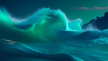Ocean, water, ocean, wave, Fluid, sea, Ocean Waves HD wallpaper