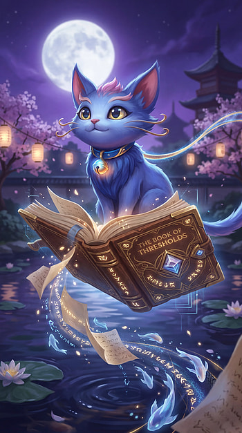 Yuumi's Moonlit Grimoire — LoL , cat HD phone wallpaper