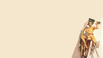 Vintage Pin Up for Full HD wallpaper