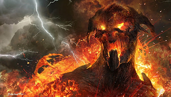 Fire Demon Mobile ... HD wallpaper
