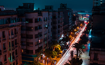 Oran, evening, streets, buildings, Oran cityscape, Algeria, Africa HD wallpaper