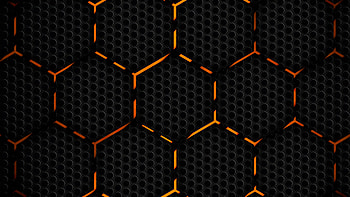 Polygon Orange Abstract , polygon, abstract, artist, artwork, digital-art HD wallpaper