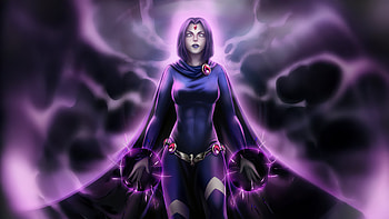 Raven Daughter Of Darkness, raven, superheroes, artwork, digital-art, art, titans, artstation HD wallpaper