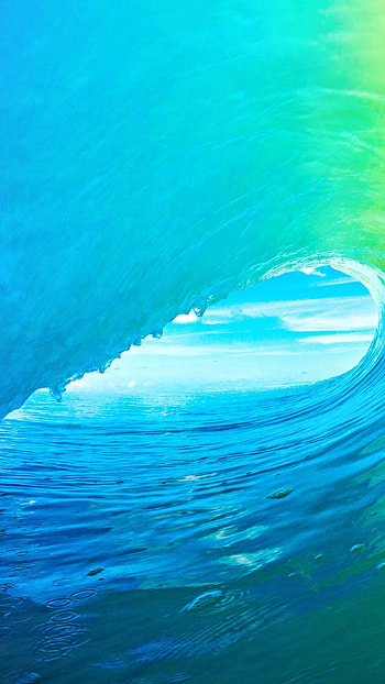 13, Ocean, Blue, wave HD phone wallpaper