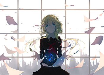 Cute, GUMI, Vocaloid, blodne, art HD wallpaper