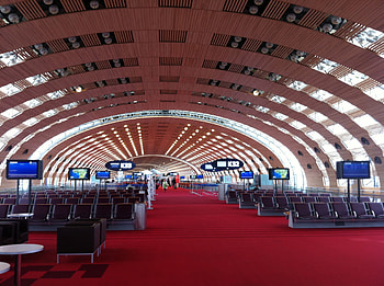 Paris-Charles de Gaulle Airport, Airport architecture, International airport, Aroport HD wallpaper