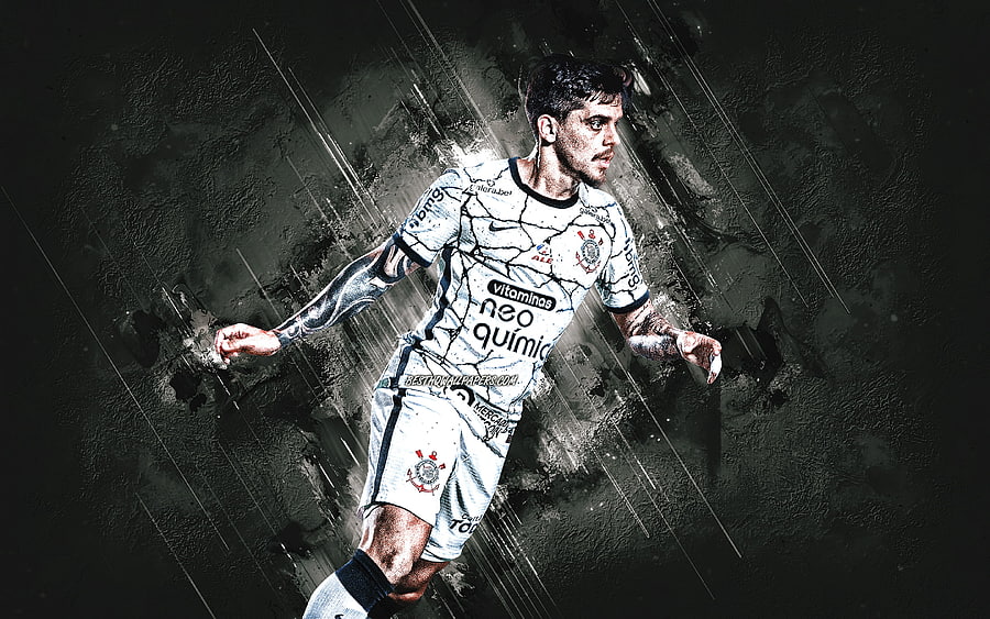 Fagner, Corinthians, Brazilian Footballer, White Stone Background, Brazil, Football, Fagner Conserva Lemos, Sport Club Corinthians Paulista HD wallpaper