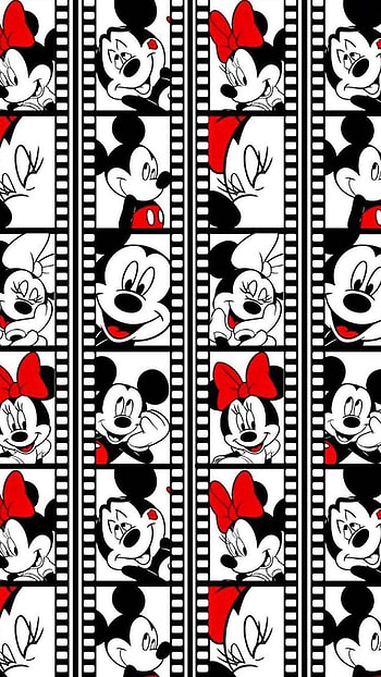 Fondos. Minnie mouse , Mickey mouse , Mickey mouse , Minnie Mouse Black and White HD phone wallpaper