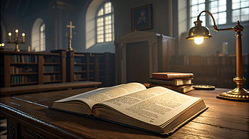 Ultra : Sacred Scripture in a Serene Setting, scripture, library, book, Study, light HD wallpaper