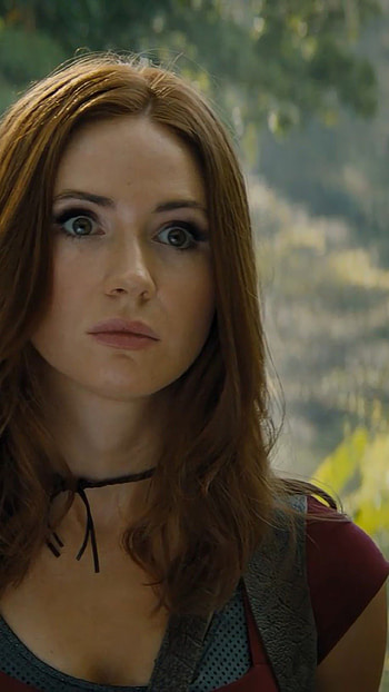 Karen Gillan, hollywood actress, jumanji HD phone wallpaper
