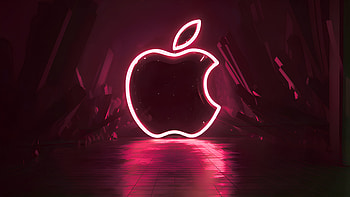 Apple Neon Logo, Apple Inc., technology, neon art HD wallpaper