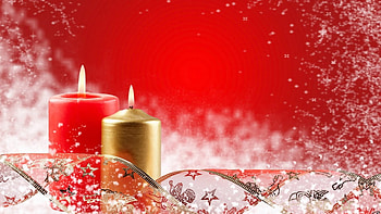 Christmas Candles, festive, seasonal, candles, christmas HD wallpaper