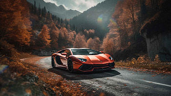 Autumn Lamborghini — Ultra, car, Lamborghini HD wallpaper