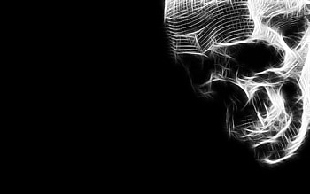 D Skull HD wallpaper