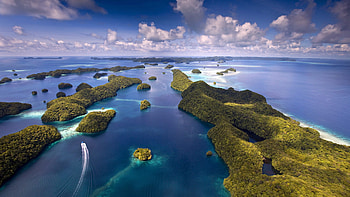 Micronesia, Republic of Palau, Island paradise, Pacific archipelago HD wallpaper