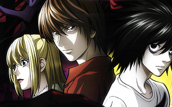 Death Note, girl, boy, note, death HD wallpaper