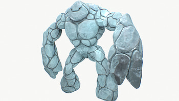 Golem, Ethan Tremblay, Digital art, Art showcase HD wallpaper