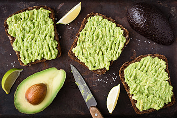 Toast, Avocado HD wallpaper