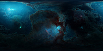 Nebula, fantasy, tim barton, space, luminos, cosmos, dark HD wallpaper