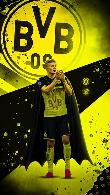 Erling Braut Haaland, Borussia Dortmund HD phone wallpaper