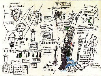 jean-michel basquiat artwork | Titian HD wallpaper