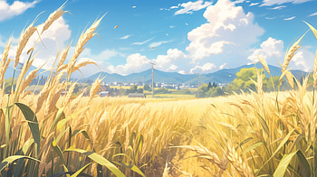 Golden Wheat Field Harvest, harvest, nature, wheat HD wallpaper
