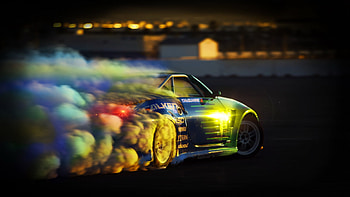Nissan 350Z Drifitng, nissan, cars, colorful, drifting-cars HD wallpaper