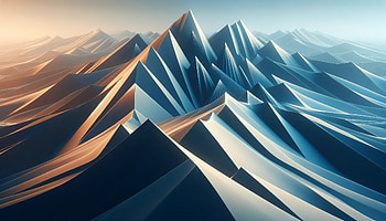 Majestic Dune Landscape, sand dune, mountain, landscape, Abstract, geometry HD wallpaper