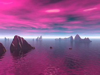 Eternal Bay, purple, bay HD wallpaper