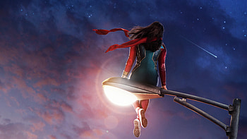 Iman Vellani Aramis Knight Matt Lintz Saagar Shaikh Mohan Kapoor Ms Marvel HD wallpaper