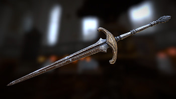 Elite lothric knight sword, Jonparrish 3d model HD wallpaper