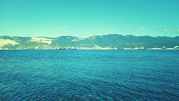 Nature, Sea, Summer, Shore, Bank, Dahl, Distance HD wallpaper