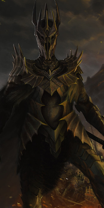 Sauron background, Posted by Sarah Sellers HD phone wallpaper