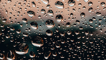 Drops, Transparent, Macro, Wet, Surface, Glass HD wallpaper