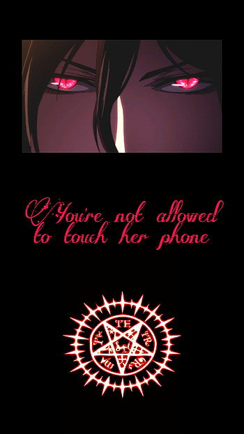 Black butler, red, magenta HD phone wallpaper